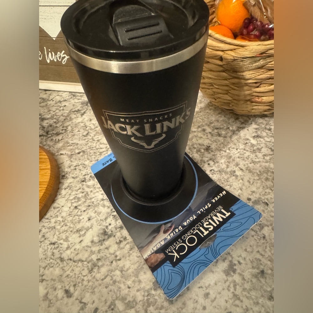 Brand new jack links mug and holder
